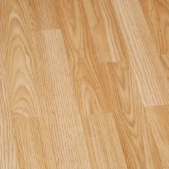 Sol stratifié 3-Strip, passage modéré AC3, effet chêne miel, L.129 cm x l.19,4 x cm ép.6 mm- Sol Stratifié