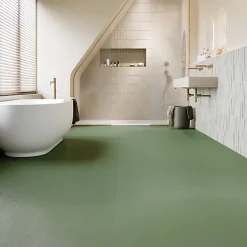 Décoweb Lino Sol Vinyle Pvc<Sol vinyle - Aspect parquet bois vintage vert - Rouleau de 2m x 3m