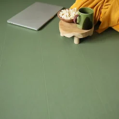 Décoweb Lino Sol Vinyle Pvc<Sol vinyle - Aspect parquet bois vintage vert - Rouleau de 2m x 3m