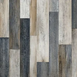 Décoweb Sol Vinyle - Imitation parquet irisé foncé - Rouleau de 3m x 2m- Lino Sol Vinyle Pvc