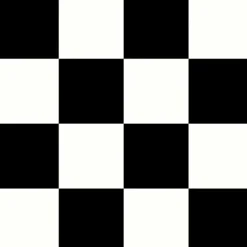 Décoweb Sol vinyle effet damier noir & blanc - Rouleau de 2m x 3m- Lino Sol Vinyle Pvc