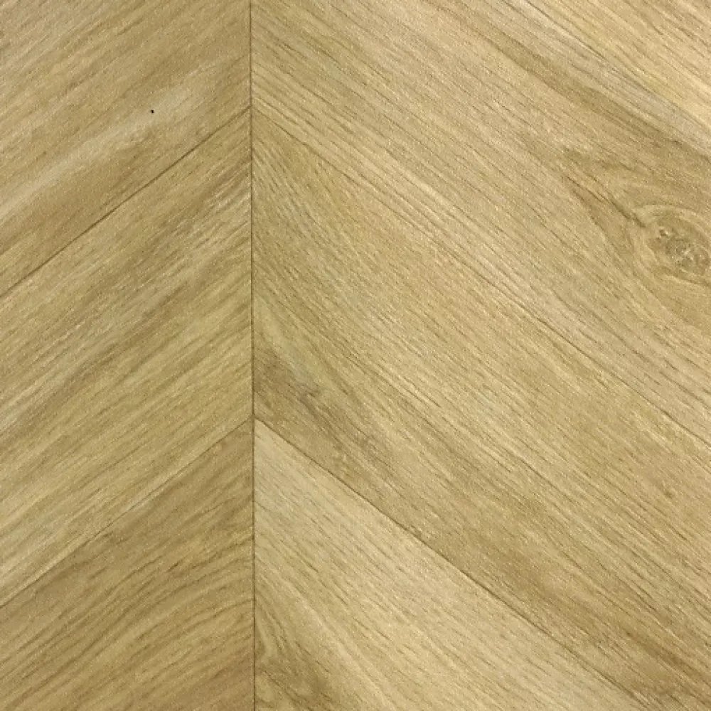 Décoweb Lino Sol Vinyle Pvc<Sol Vinyle effet Parquet chevron Chêne naturel - Rouleau de 4m x 5m