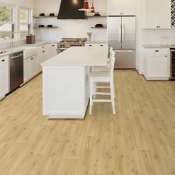 Décoweb Lino Sol Vinyle Pvc<Sol vinyle effet parquet brillant bois naturel - Rouleau de 4m x 4m