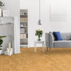 Décoweb Sol Vinyle Effet parquet chêne traditionnel - Rouleau de 3m x 4m- Lino Sol Vinyle Pvc