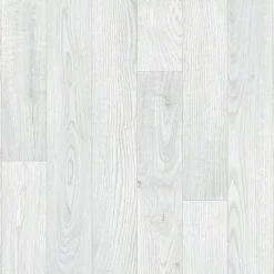Décoweb Lino Sol Vinyle Pvc<Sol vinyle Imitation parquet blanc veinage gris - Rouleau de 3m x 4m
