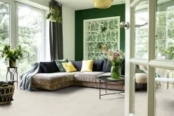 Gerflor Lino Sol Vinyle Pvc<Sol vinyle rouleau Booster Madras effet béton blanc L.2m