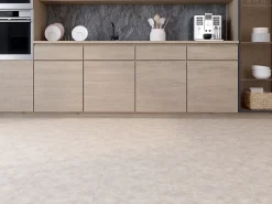 Unilin Lino Sol Vinyle Pvc<Sol vinyle rouleau Ecofloor effet béton beige L.4m IVC ( vendu à la coupe au m²)