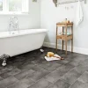 Sol vinyle rouleau Ecofloor Gris l.4 m x Ép.0,14 mm (vendu à la coupe)- Lino Sol Vinyle Pvc