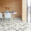 Unilin Lino Sol Vinyle Pvc<Sol vinyle rouleau Genova effet carreaux de ciment gris L.2m IVC
