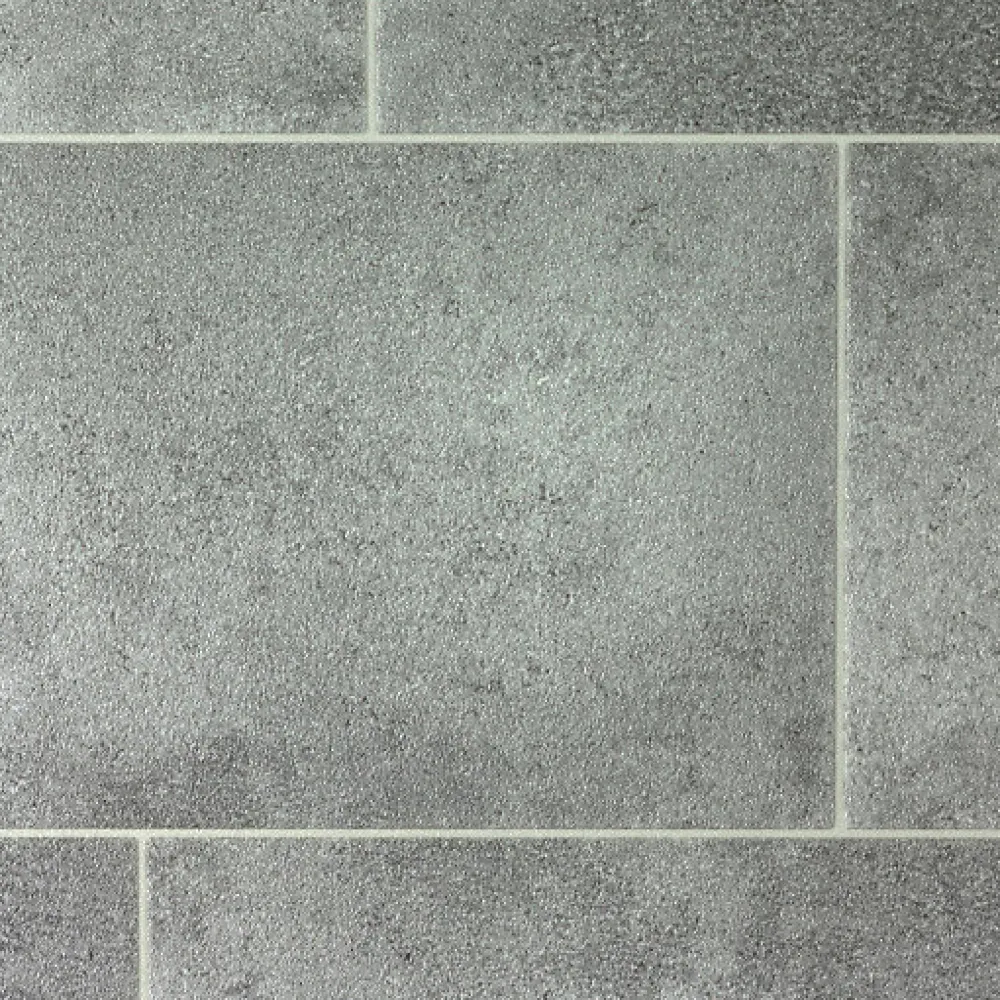 Décoweb Sol Vinyle Style - Imitation Carrelage gris - Echantillon 15 x 20 cm- Lino Sol Vinyle Pvc