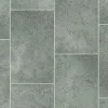 Décoweb Sol Vinyle Style - Imitation Carrelage gris - Rouleau de 3m x 4m- Lino Sol Vinyle Pvc