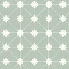 Décoweb Sol Vinyle Textile - Aspect carreaux vert sauge - Rouleau de 4m x 7m- Lino Sol Vinyle Pvc
