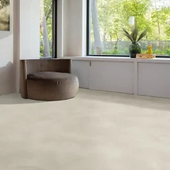Décoweb Lino Sol Vinyle Pvc<Sol vinyle Textile - Effet béton lissé gris centaure - Rouleau de 3m x 6m