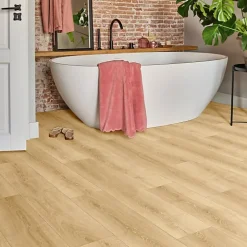 Décoweb Sol Vinyle Textile - Imitation parquet naturel - Rouleau de 2m x 9m- Lino Sol Vinyle Pvc