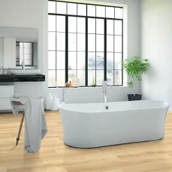 Décoweb Sol Vinyle Textile - Imitation parquet naturel - Rouleau de 2m x 9m- Lino Sol Vinyle Pvc