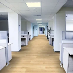 Décoweb Sol Vinyle Textile - Imitation parquet naturel - Rouleau de 2m x 9m- Lino Sol Vinyle Pvc