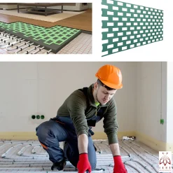 Ikhemalarka Sous-Couche Parquet Et Stratifié|Sous-Couche Sol Pvc<Sous-couche isolation sol chauffage au sol Thermo Base 2,5 mm 30 m2 (60 plaques) pour parquet et stratifié