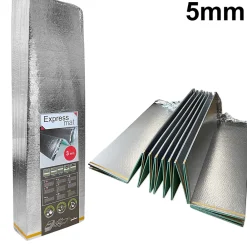 Ikhemalarka Sous-Couche Parquet Et Stratifié|Sous-Couche Sol Pvc<Sous-couche sol XPS 5 mm avec film PET 7m2 isolation phonique thermique et anti-choc pour parquet et moquette