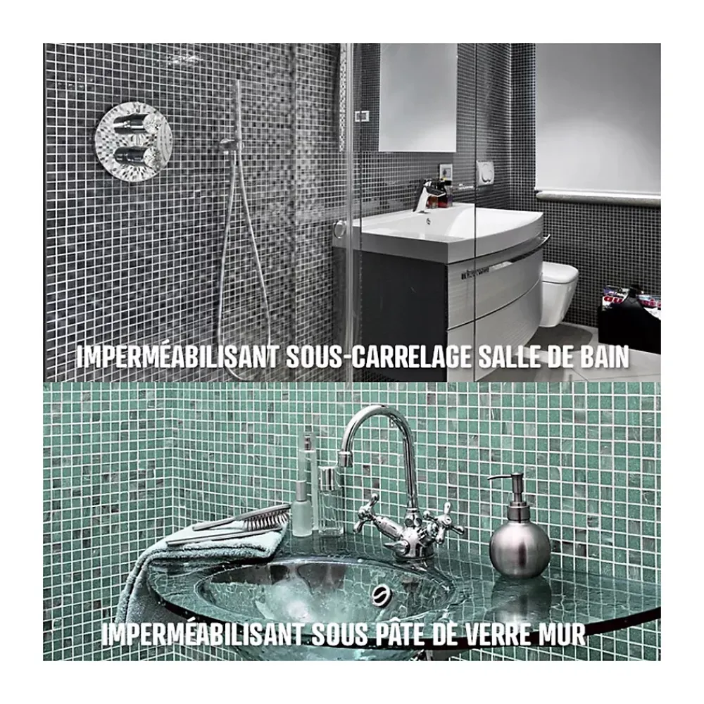 Arcane Industries SPEC Étanchéité sous carrelage douche et salle de bain ARCASPEC - 15 kg -- Ragréage Et Primaire Pour Carrelage
