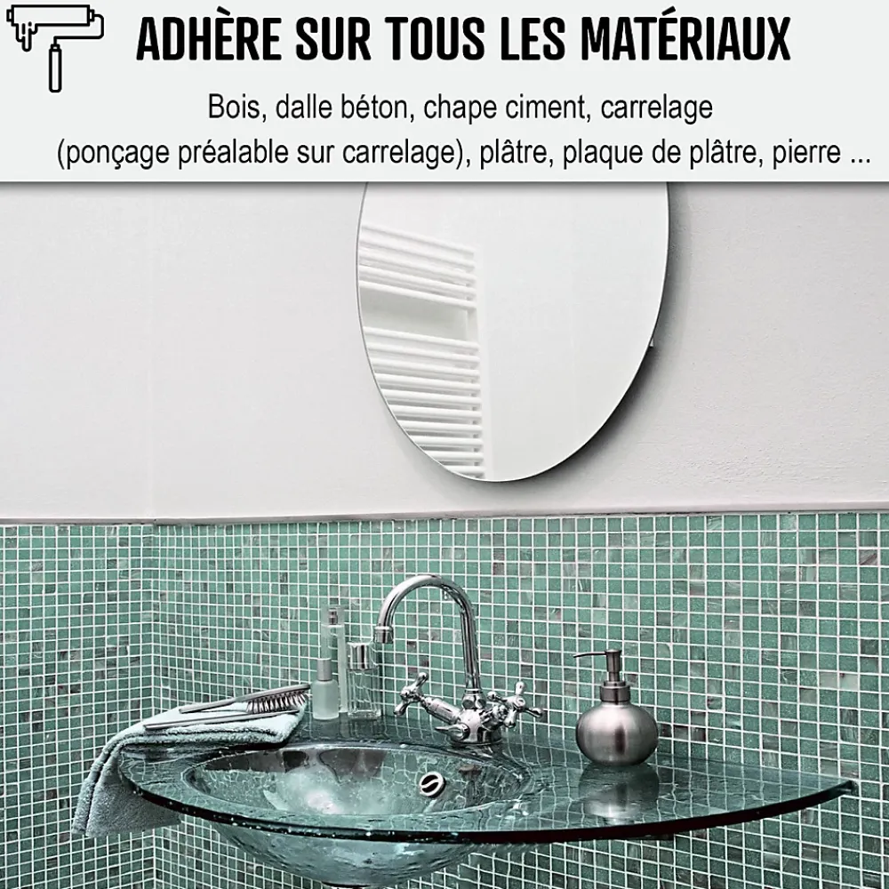 Arcane Industries SPEC Étanchéité sous carrelage douche et salle de bain ARCASPEC - 15 kg -- Ragréage Et Primaire Pour Carrelage