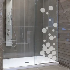 Ambiance Sticker Film Occultant Pour Vitrage<Sticker porte de douche Petites bulles de savon 95 X 35 cm