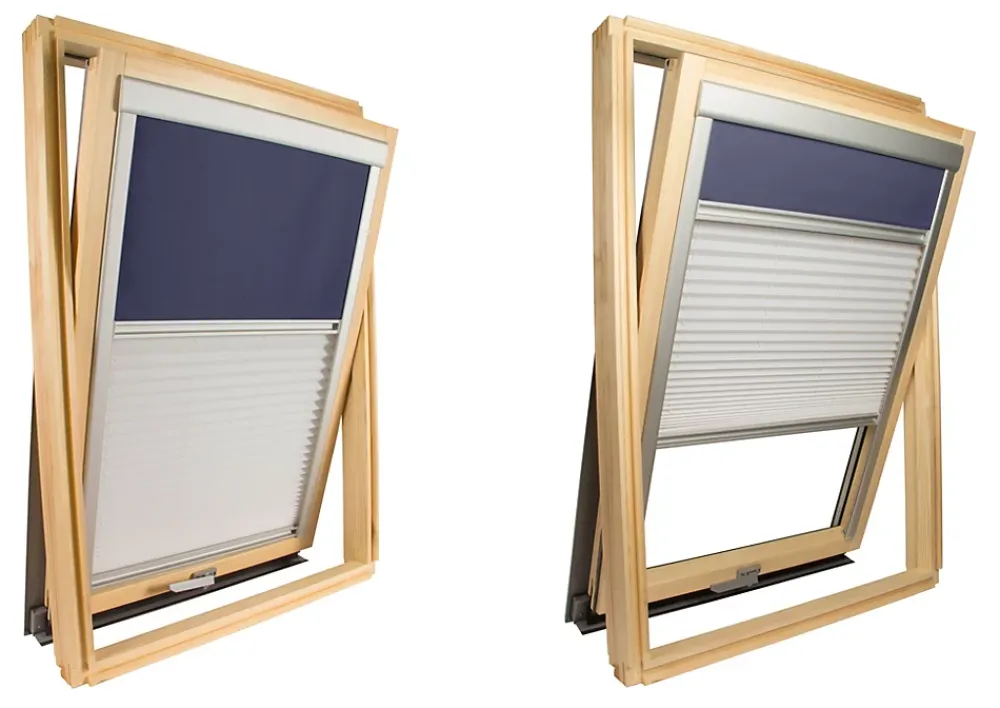 Avosdim Store De Fenêtre De Toit<Store Duo compatible fenêtre de toit VELUX pour dimension SK08 - Beige