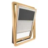 Avosdim Store De Fenêtre De Toit<Store Duo compatible fenêtre de toit VELUX pour dimension M06, 14, 306 - Gris anthracite
