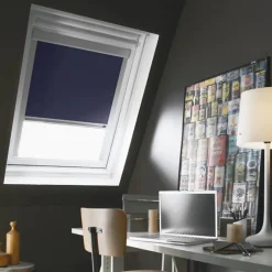 Protecta Store De Fenêtre De Toit<Store fenêtre de toit occultant compatible VELUX M04 98x78cm Bleu - MADECO