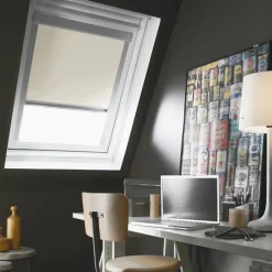 Protecta Store fenêtre de toit occultant compatible VELUX K SK06 97x98cm Beige - MADECO- Store De Fenêtre De Toit