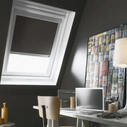 Protecta Store fenêtre de toit occultant compatible VELUX M04 anthracite - MADECO- Store De Fenêtre De Toit