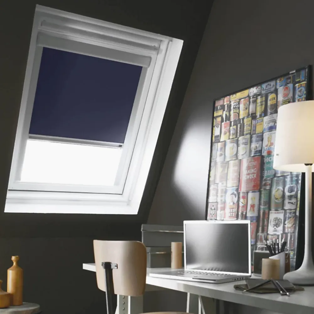 Protecta Store De Fenêtre De Toit<Store fenêtre de toit occultant compatible VELUX K 61x78cm MK04 Bleu foncé - MADECO