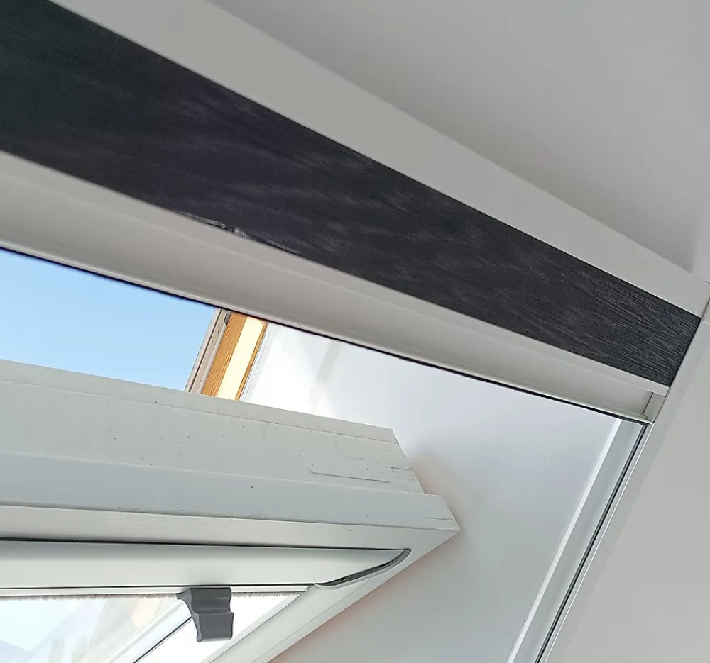 Avosdim Moustiquaire Pour Fenêtre<Store Moustiquaire Plissé pour Fenêtre de Toit - L80 x H160cm