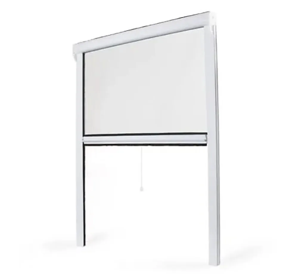 Avosdim Store Moustiquaire PVC recoupable - L100 x H160cm - Blanc- Moustiquaire Pour Fenêtre