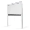 Avosdim Moustiquaire Pour Fenêtre<Store Moustiquaire PVC recoupable - L130 x H160cm - Blanc