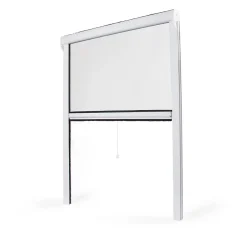 Avosdim Moustiquaire Pour Fenêtre<Store Moustiquaire PVC recoupable - L80 x H130cm - Blanc