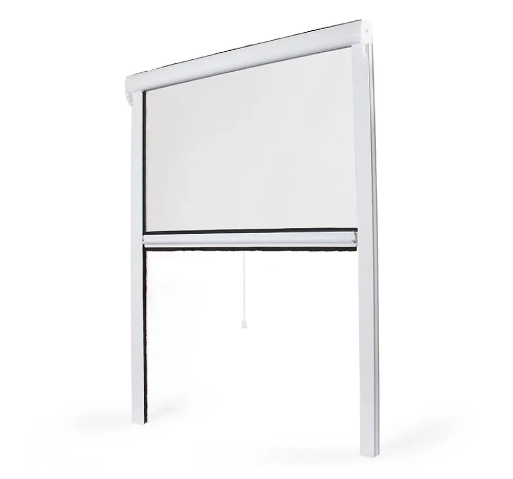 Avosdim Moustiquaire Pour Fenêtre<Store Moustiquaire PVC recoupable - L80 x H130cm - Blanc