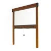 Avosdim Moustiquaire Pour Fenêtre<Store Moustiquaire Recoupable LUXE - L100 x H160cm - Chêne Dôré