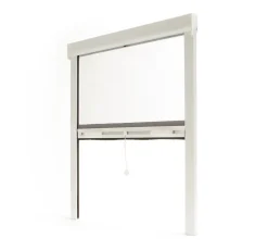 Avosdim Store Moustiquaire Recoupable LUXE - L150 x H160cm - Blanc- Moustiquaire Pour Fenêtre