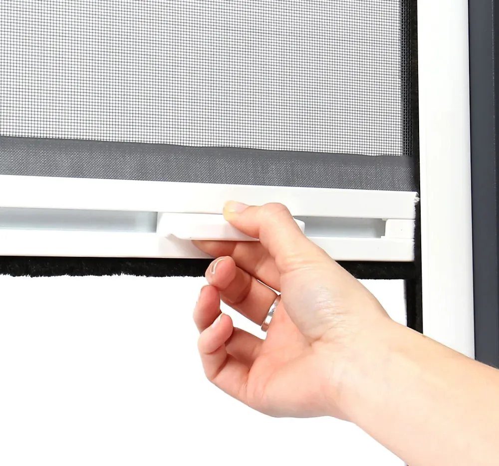 Avosdim Store Moustiquaire Recoupable LUXE - L150 x H220cm - Bronze- Moustiquaire Pour Fenêtre