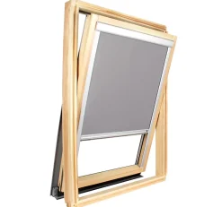Avosdim Store occultant pour fenêtre de toit ROTO - Gris Clair - avec un vitrage de H 103,5 x 100 cm- Store De Fenêtre De Toit