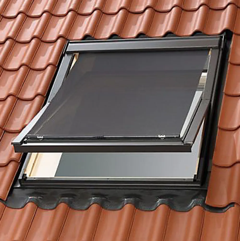 Velux Store pare-soleil extérieur fenêtre de toit MHL 5060 UK00 gris- Store De Fenêtre De Toit
