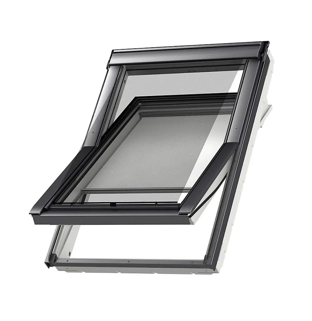 Velux Store pare-soleil extérieur fenêtre de toit MHL 5060 SK00 gris- Store De Fenêtre De Toit