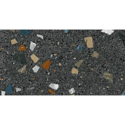 Eiffel art construction Carrelage Sol Effet Terrazzo<STRACCIATELLA GRAFITO - Carrelage aspect terrazzo coloré 60x120 cm(vendu par boite 1.44m2)