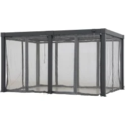 Sunjoy Moustiquaire Pour Tonnelle Et Pergola<Filet pour Pergola Multi MATTERHORN 306cm x 406 cm