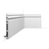 Orac Decor Plinthe Pour Parquet Et Stratifié<SX193 AUTOIRE Plinthe - 25x2,2x200cm (h x p x L) - plinthe décorative polymère Pack 2 pièces