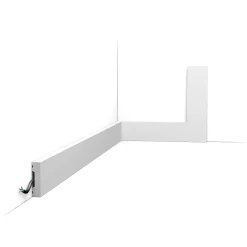 Orac Decor Plinthe Pour Parquet Et Stratifié<SX162 Moulure multifonctionnelle Axxent - 4x1x200cm (h x p x l) - plinthe décorative Carton 8 pièces / RAL9003