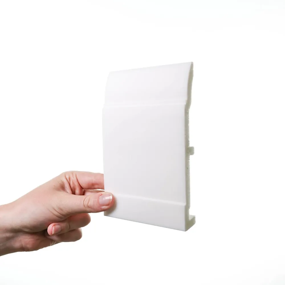 Orac Decor SX104 Plinthe - 15x1,5x200cm (h x p x L) - plinthe décorative polymère Carton 8 pièces- Plinthe Pour Parquet Et Stratifié