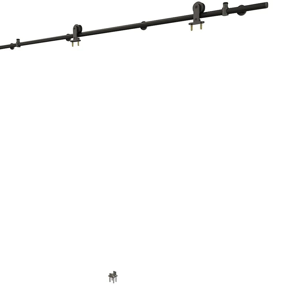 Système coulissant noir Indus pour porte- Porte Coulissante