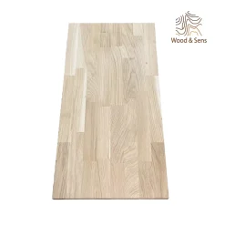 Wood&Sens Tablette Bois Et Mélaminé<Tablette Chêne Massif Abouté, L.80 cm x l.40 cm, Ep.18 mm