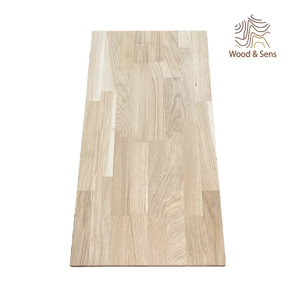 Wood&Sens Tablette Bois Et Mélaminé<Tablette Chêne Massif Abouté, L.80 cm x l.30 cm, Ep.18 mm